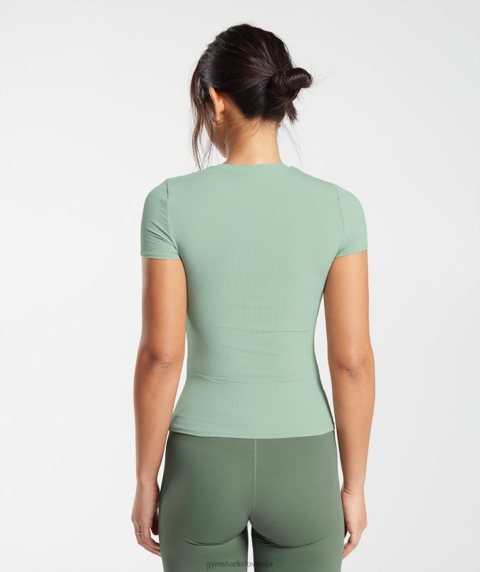 dvigniti vrh ženskeGymshark zelena puščavska kadulja J00L2445