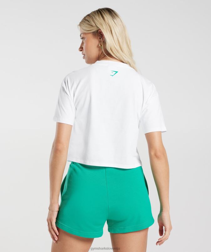 močan breskov midi top ženskeGymshark bela J00L2428