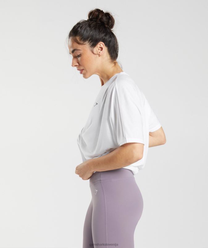 super mehka majica ženskeGymshark bela J00L2437