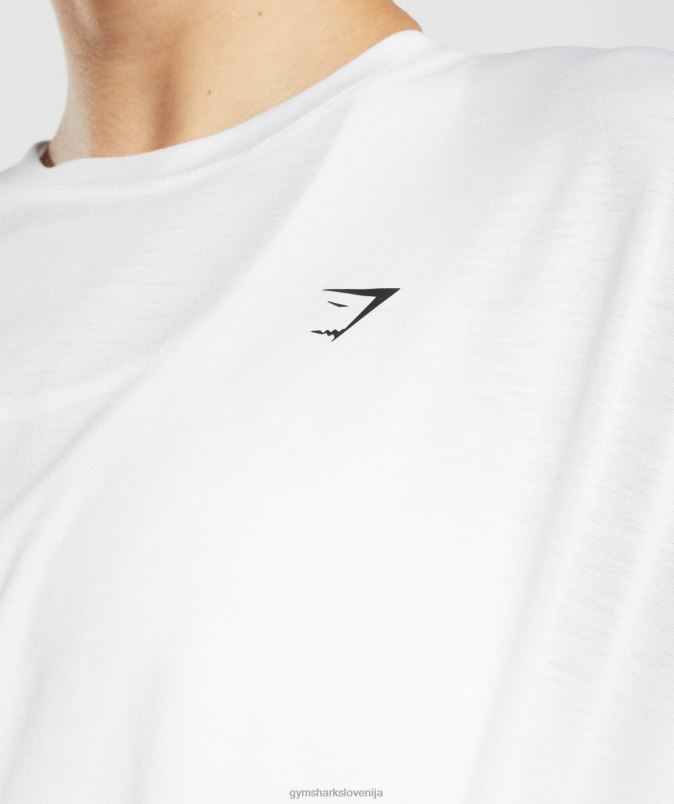 super mehka majica ženskeGymshark bela J00L2437