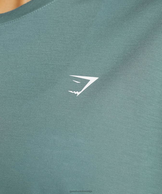 super mehka majica ženskeGymshark grom modra J00L2415