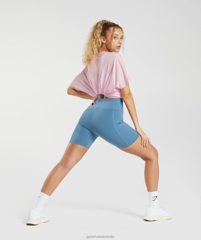 super mehka majica ženskeGymshark kreda roza J00L2425