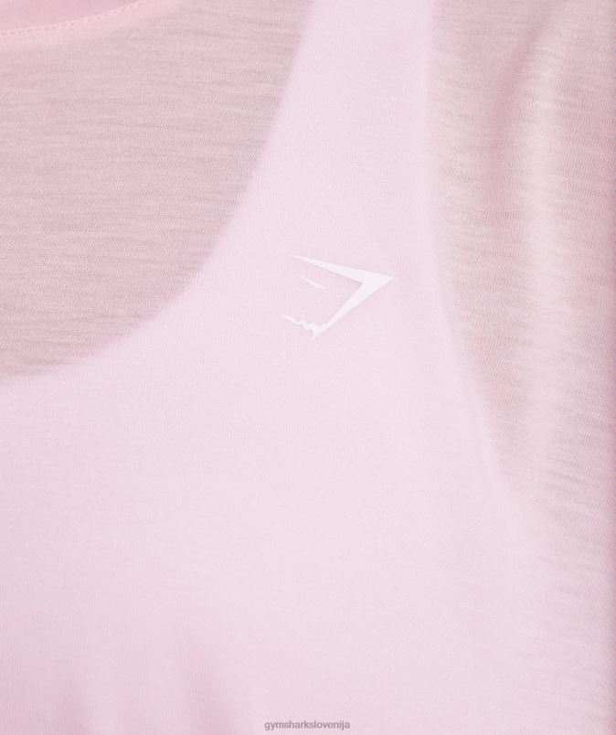 super mehka majica ženskeGymshark kreda roza J00L2425
