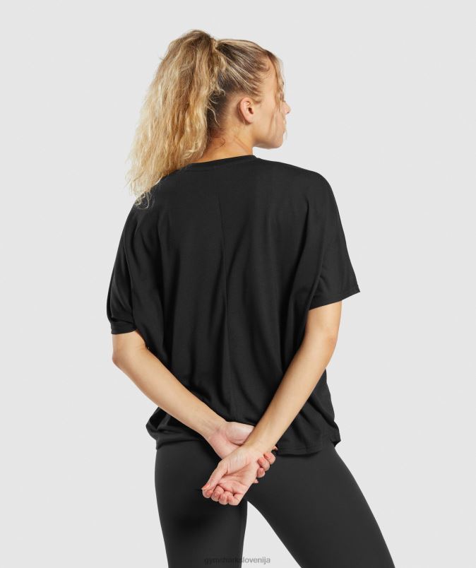super mehka majica ženskeGymshark Črna J00L2418