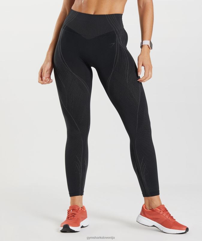 apex brezšivne pajkice ženskeGymshark črna/oniks siva J00L2334