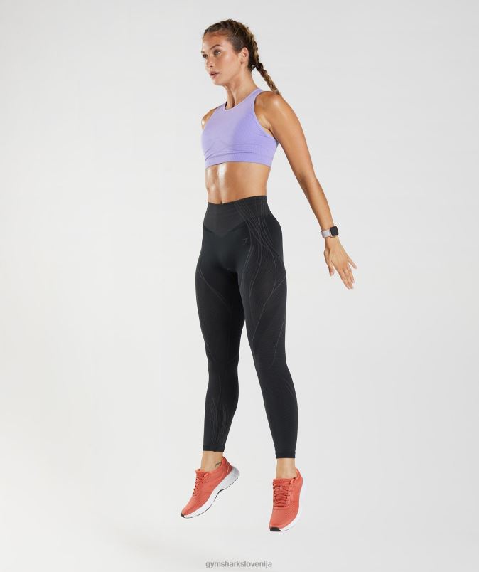 apex brezšivne pajkice ženskeGymshark črna/oniks siva J00L2334
