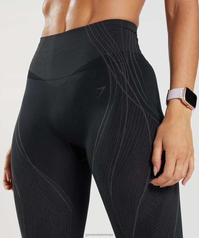 apex brezšivne pajkice ženskeGymshark črna/oniks siva J00L2334