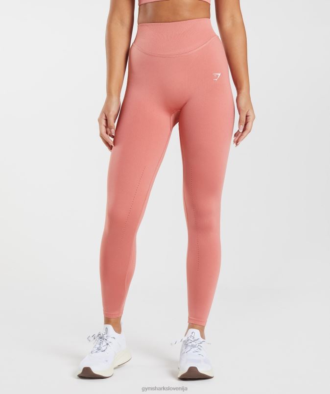 brezšivne pajkice ženskeGymshark terakota roza J00L2284