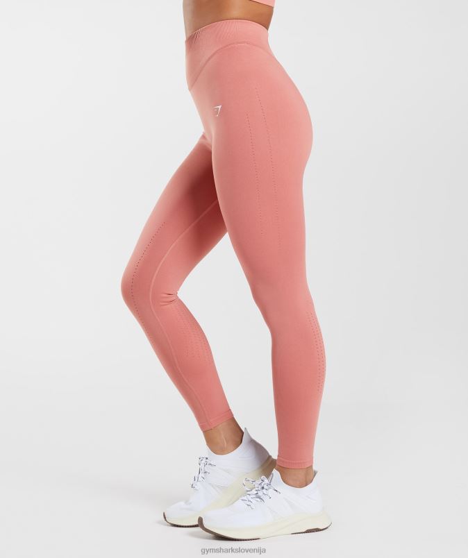 brezšivne pajkice ženskeGymshark terakota roza J00L2284