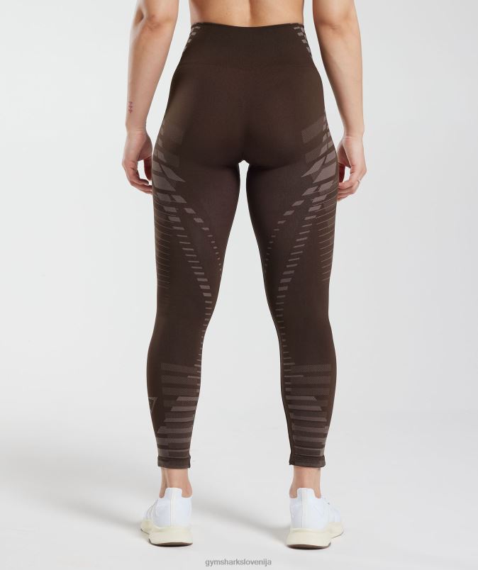 brezmejne pajkice ženskeGymshark arhivsko rjava/tartufasto rjava J00L2342