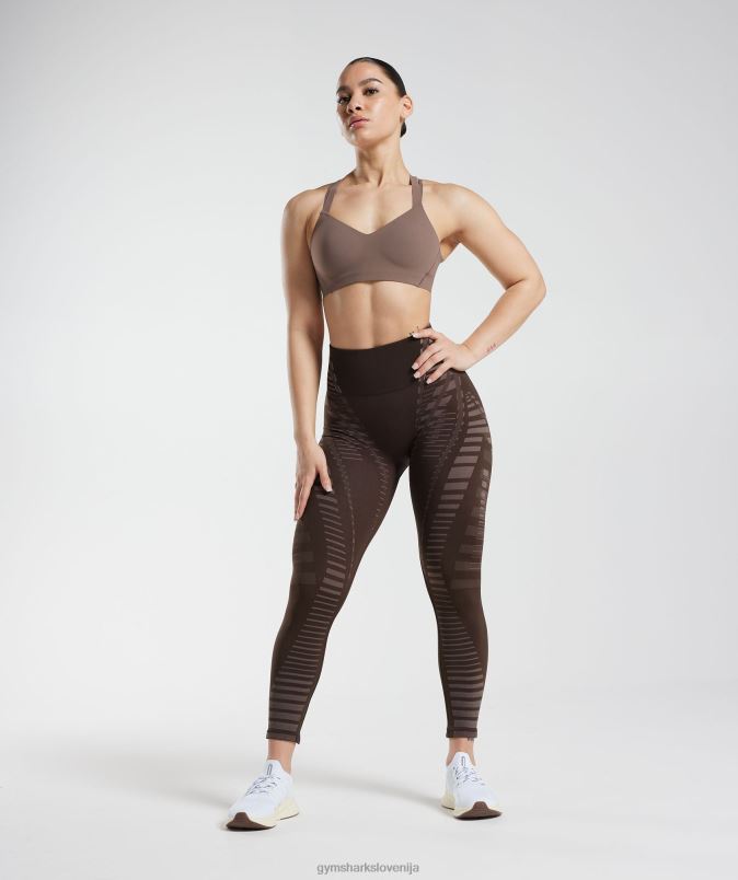 brezmejne pajkice ženskeGymshark arhivsko rjava/tartufasto rjava J00L2342
