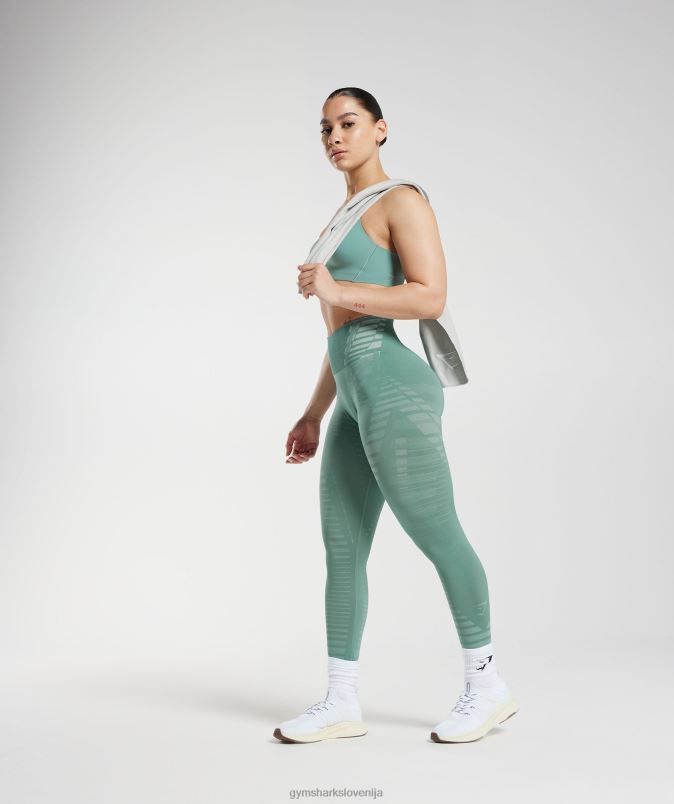 brezmejne pajkice ženskeGymshark ink teal/frost teal J00L2340