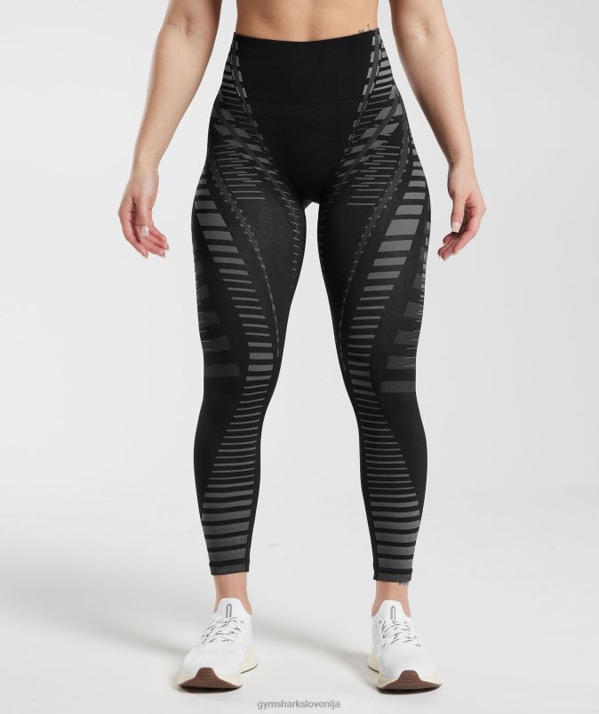 brezmejne pajkice ženskeGymshark črna/svetlo siva J00L2341
