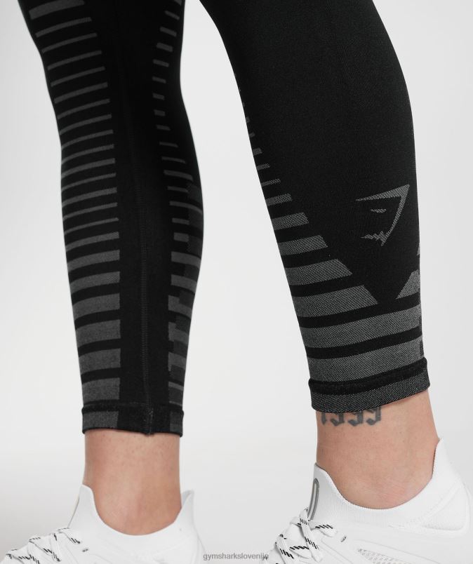 brezmejne pajkice ženskeGymshark črna/svetlo siva J00L2341