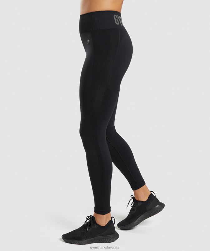 flex pajkice z visokim pasom ženskeGymshark Črna J00L2283