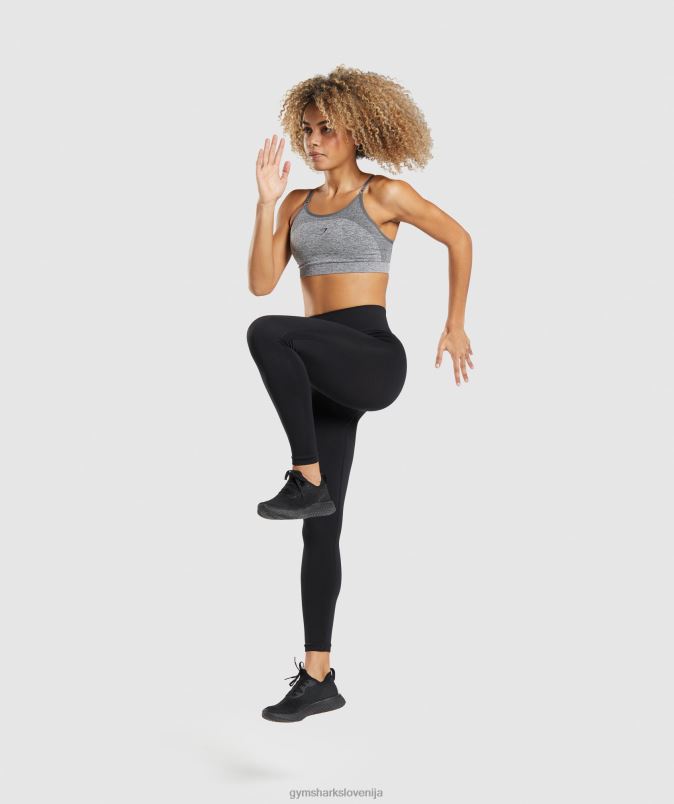flex pajkice z visokim pasom ženskeGymshark Črna J00L2283