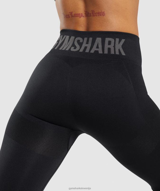 flex pajkice z visokim pasom ženskeGymshark Črna J00L2283
