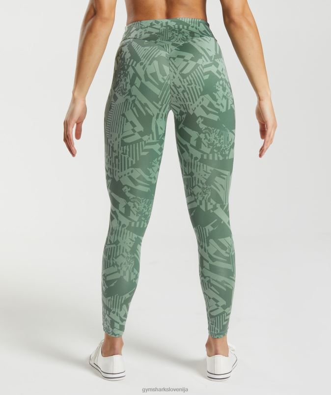 gs power original pajkice ženskeGymshark zelena vrba/zelena puščavska žajbelj J00L2310