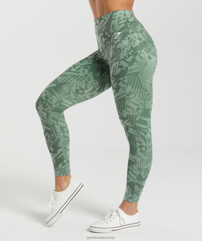 gs power original pajkice ženskeGymshark zelena vrba/zelena puščavska žajbelj J00L2310