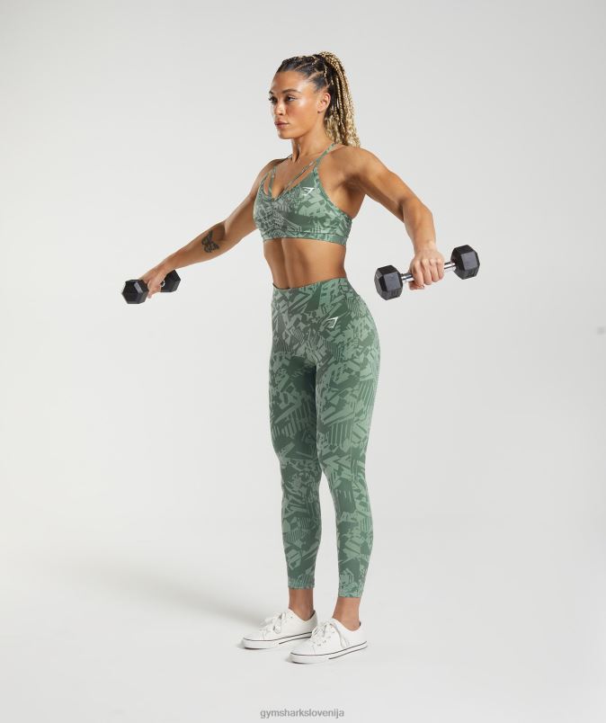 gs power original pajkice ženskeGymshark zelena vrba/zelena puščavska žajbelj J00L2310