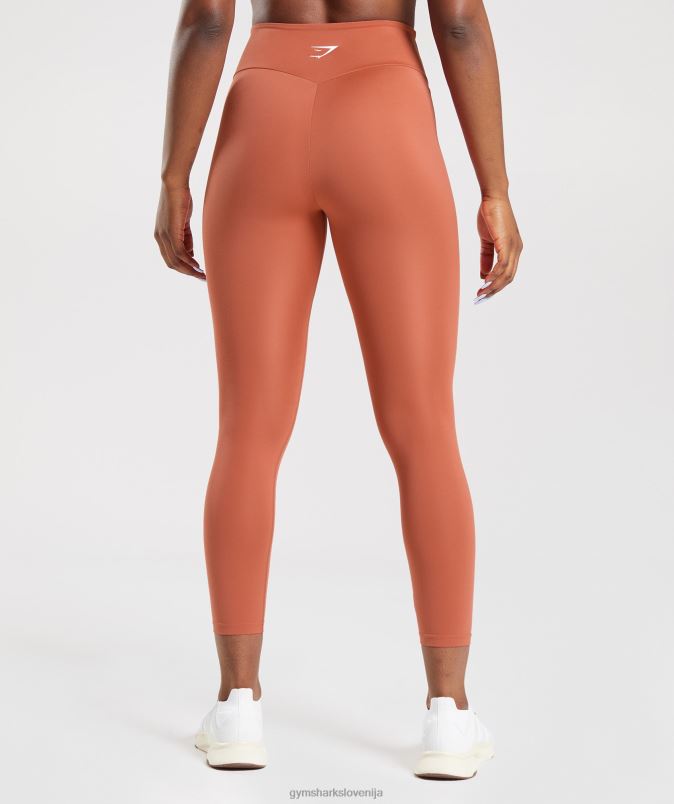 pajkice za trening ženskeGymshark kaki rdeči J00L2304