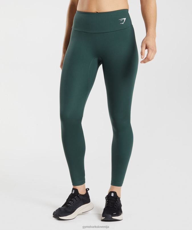 pajkice za trening ženskeGymshark obsidian zelena J00L2296