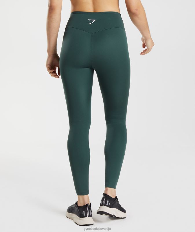 pajkice za trening ženskeGymshark obsidian zelena J00L2296