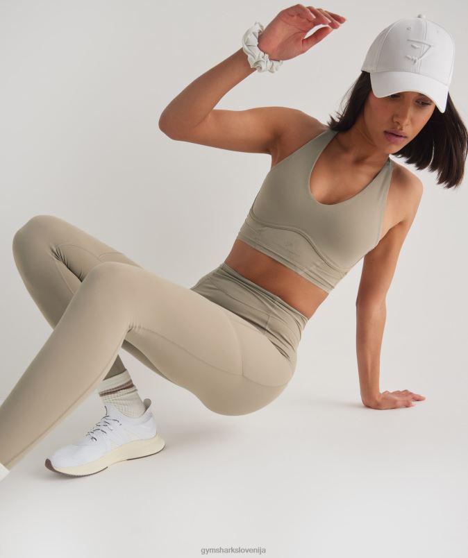 pajkice za vsak dan whitney z žepi ženskeGymshark cementno rjava J00L2331