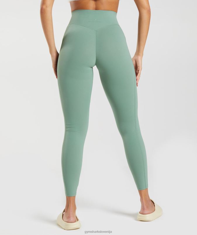 pajkice za vsak dan whitney z žepi ženskeGymshark listnato zelena J00L2329