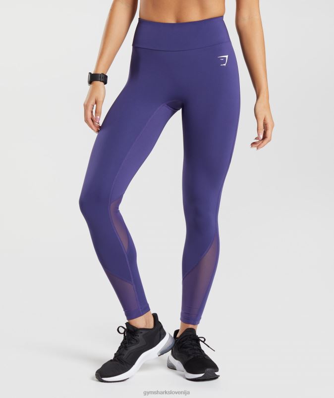 športne tekaške pajkice ženskeGymshark neptunovo vijolična J00L2326