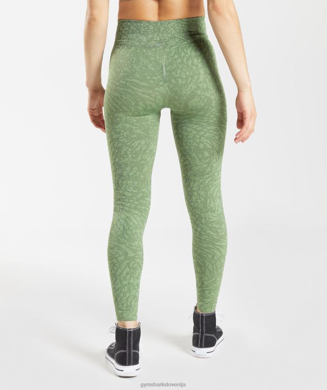 prilagodi živalske brezšivne pajkice ženskeGymshark divji | iguana zelena J00L2307