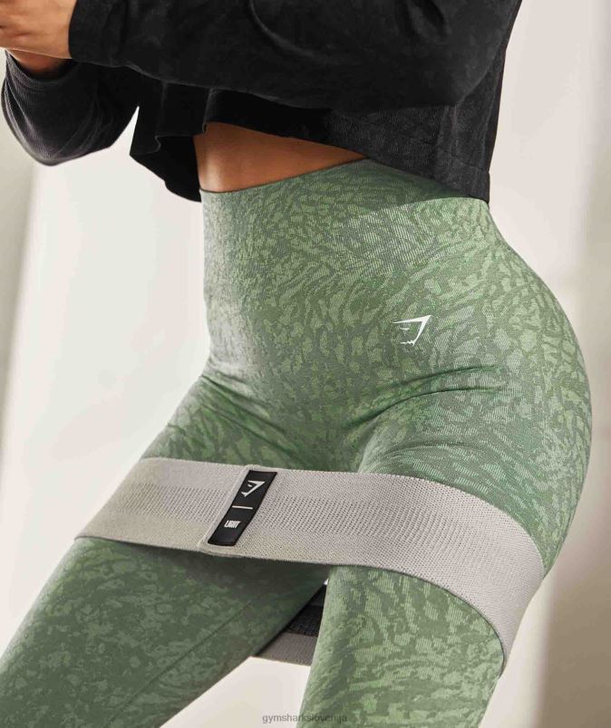 prilagodi živalske brezšivne pajkice ženskeGymshark divji | iguana zelena J00L2307
