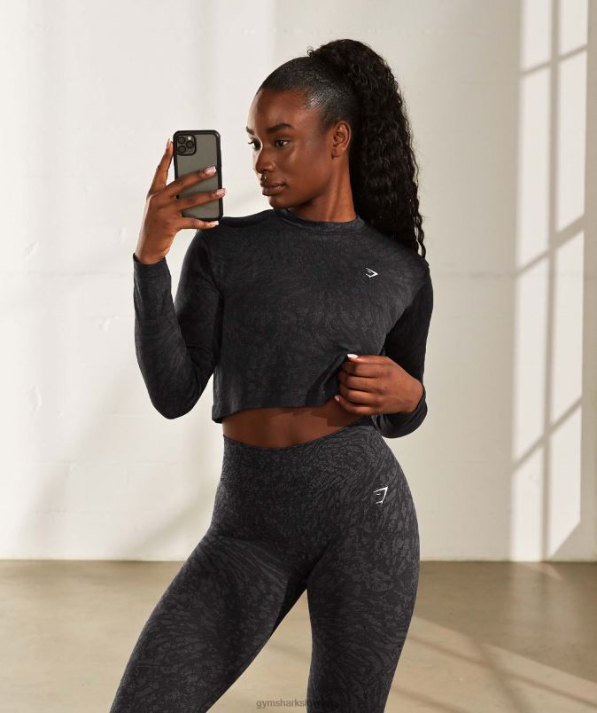 prilagodi živalske brezšivne pajkice ženskeGymshark divji | Črna J00L2258