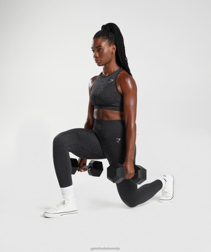prilagodi živalske brezšivne pajkice ženskeGymshark greben | Črna J00L2298