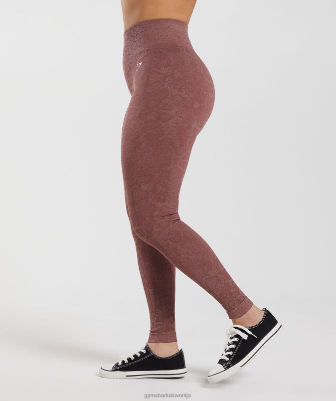prilagodi živalske brezšivne pajkice ženskeGymshark moderno rdečilo roza/magenta rjava J00L2238