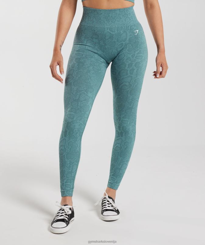 prilagodi živalske brezšivne pajkice ženskeGymshark modra ledena gora/modra grom J00L2253