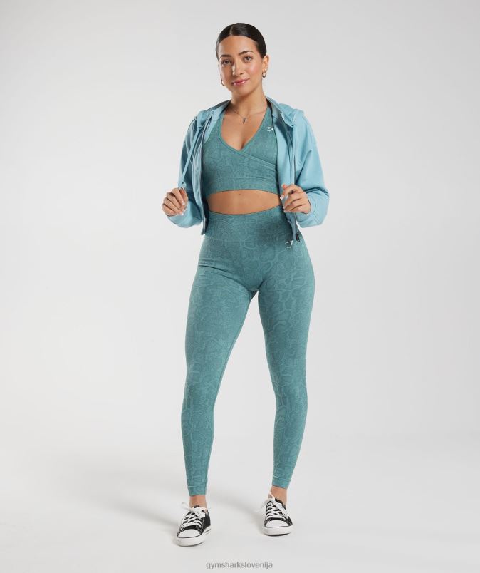prilagodi živalske brezšivne pajkice ženskeGymshark modra ledena gora/modra grom J00L2253