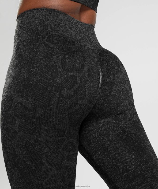 prilagodi živalske brezšivne pajkice ženskeGymshark urbano siva/črna J00L2259