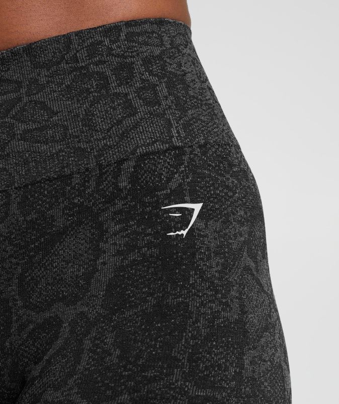 prilagodi živalske brezšivne pajkice ženskeGymshark urbano siva/črna J00L2259