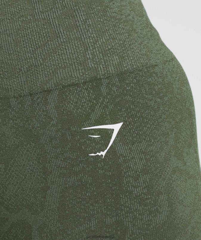 prilagodi živalske brezšivne pajkice ženskeGymshark vrba zelena/jedro olivno J00L2271
