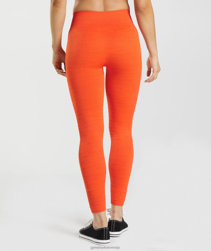 prilagodite brezšivne pajkice marl ženskeGymshark poper rdeč/oranžna J00L2311