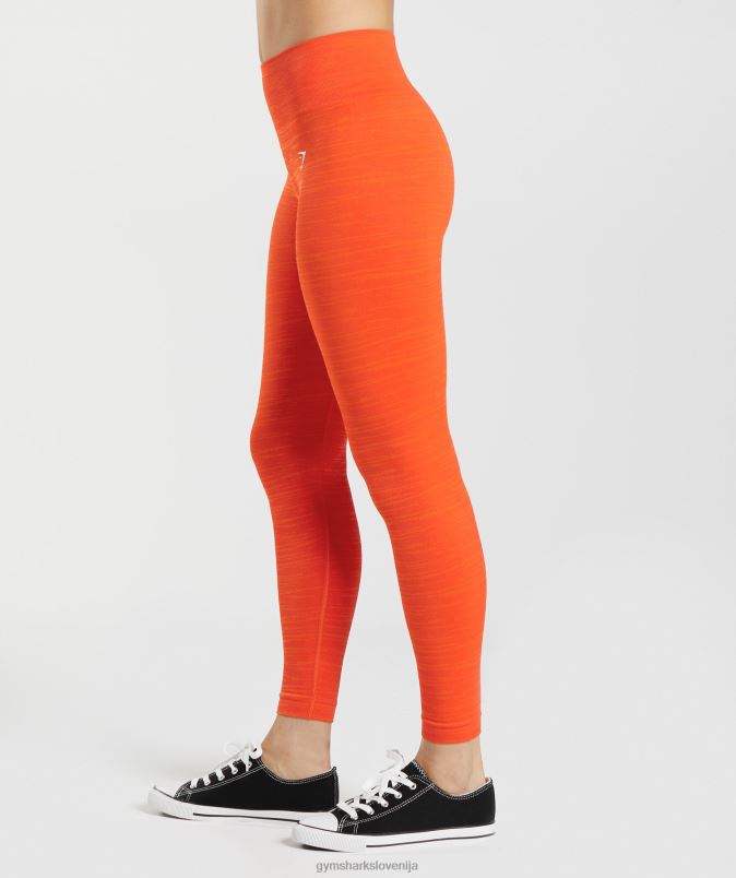prilagodite brezšivne pajkice marl ženskeGymshark poper rdeč/oranžna J00L2311