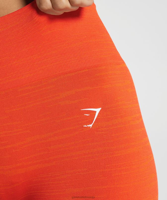 prilagodite brezšivne pajkice marl ženskeGymshark poper rdeč/oranžna J00L2311