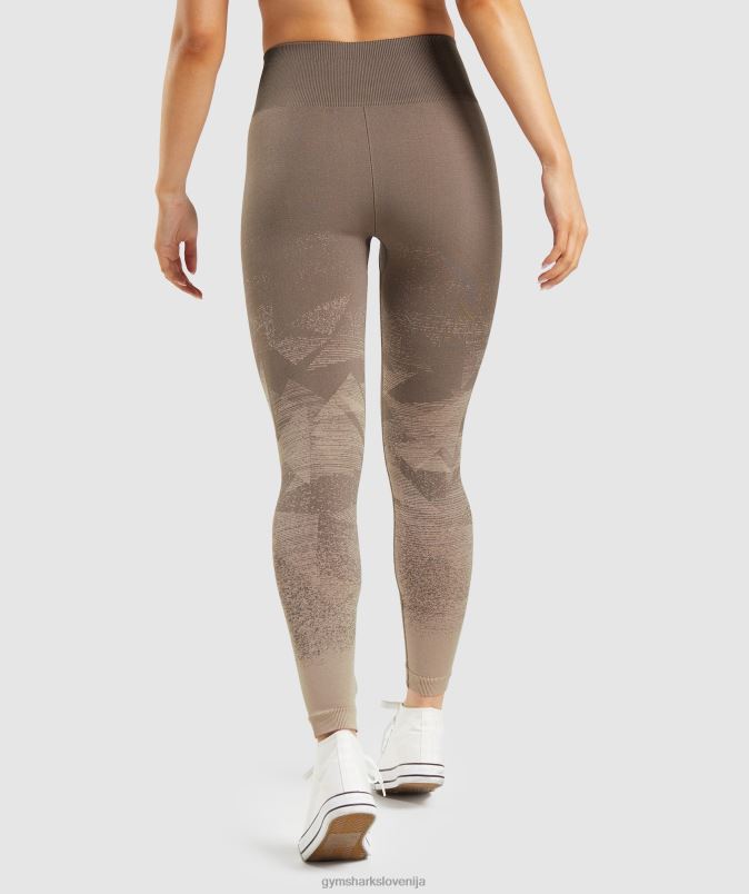 prilagodite brezšivne pajkice ombre ženskeGymshark trikotnik | penny rjav tisk J00L2318