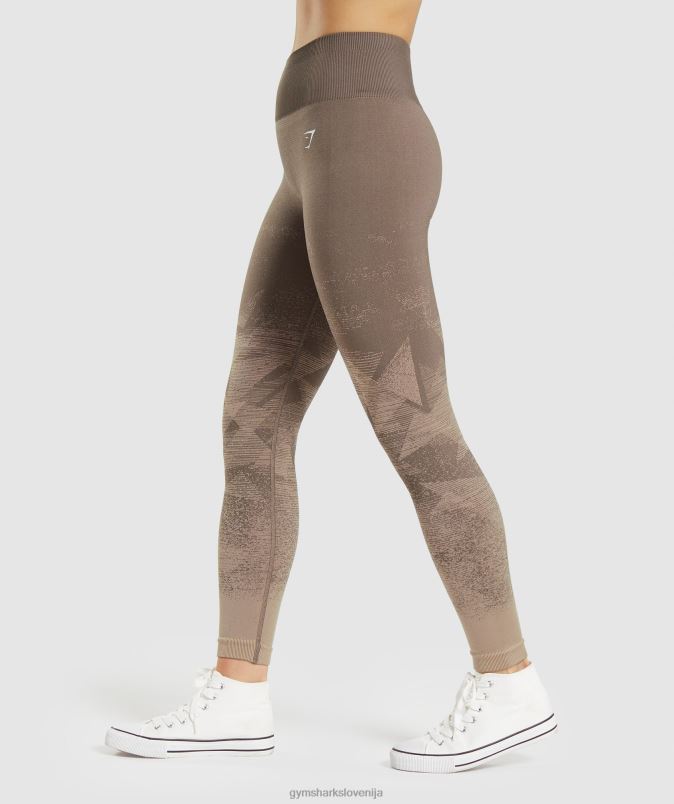 prilagodite brezšivne pajkice ombre ženskeGymshark trikotnik | penny rjav tisk J00L2318