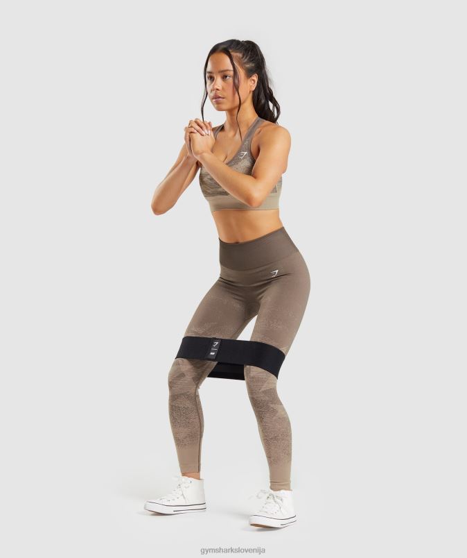 prilagodite brezšivne pajkice ombre ženskeGymshark trikotnik | penny rjav tisk J00L2318