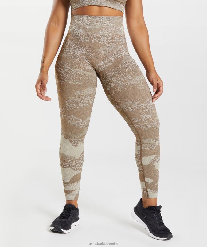 prilagodite maskirne brezšivne pajkice ženskeGymshark prodnato siva/soul rjava J00L2325