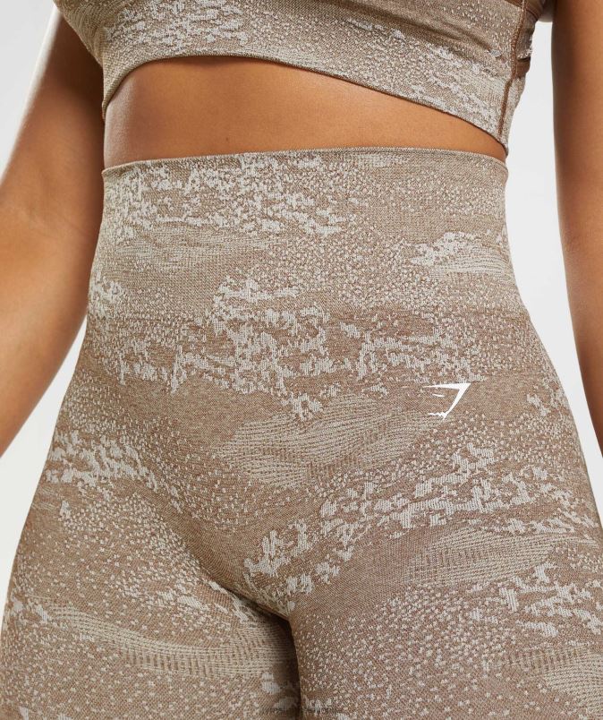 prilagodite maskirne brezšivne pajkice ženskeGymshark prodnato siva/soul rjava J00L2325