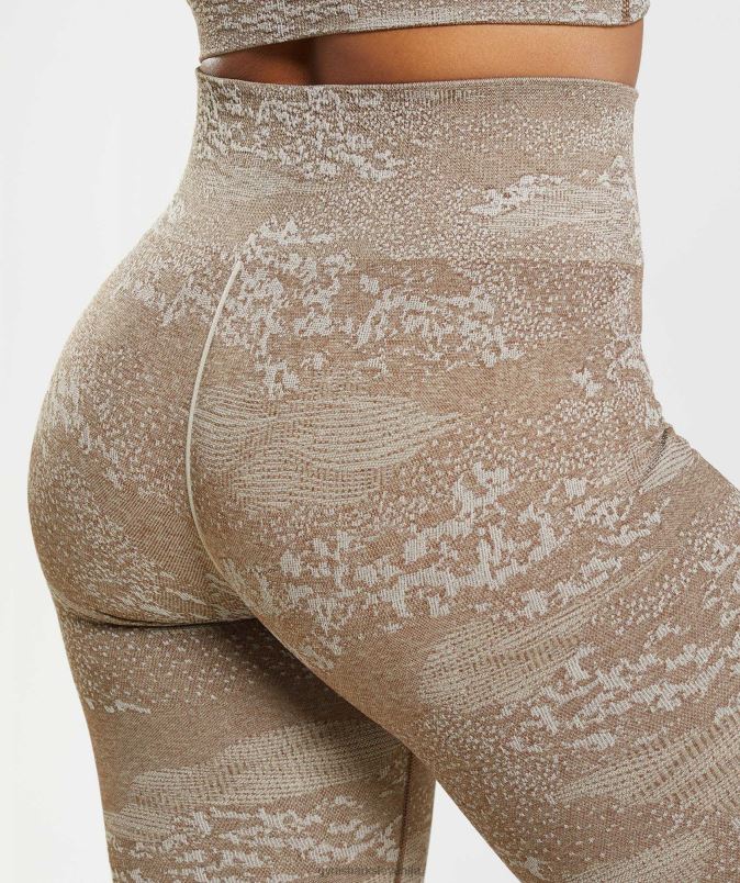 prilagodite maskirne brezšivne pajkice ženskeGymshark prodnato siva/soul rjava J00L2325