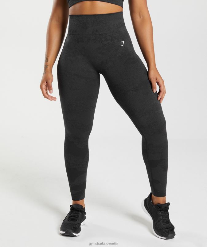 prilagodite maskirne brezšivne pajkice ženskeGymshark črna/oniks siva J00L2301
